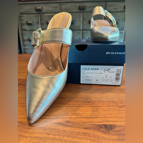 Cole Haan Shoes - Cole Hahn Vandam Buckle Mule